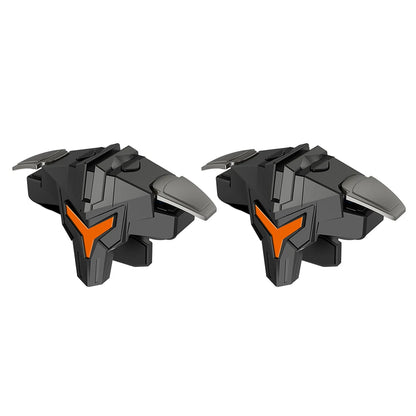 1/2pcs RGB/Mechanical 4 Finger Mobile Gaming Trigger for PUBG Game Controller Gamepad Aim Trigger Button for Smart Phone