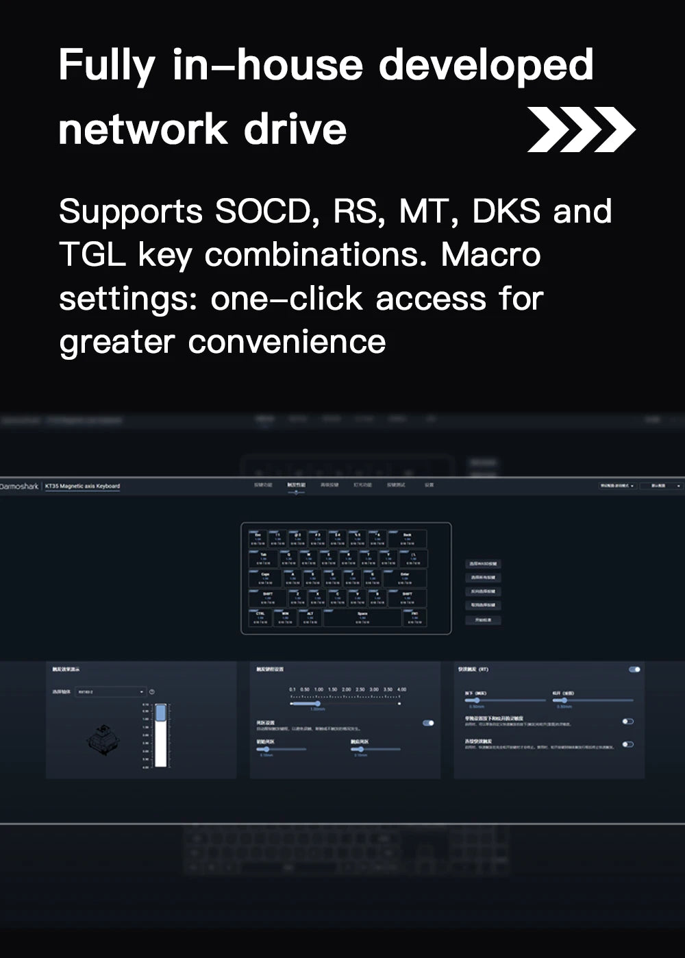 Darmoshark KT35 Mechanical Gaming Keyboard Aluminum Alloy One-Handed Keypad Magnetic Axis Wired Hot Swap Keyboard Macro Driver Deals 4 U   Deals 4 U