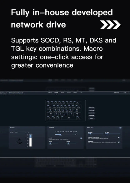 Darmoshark KT35 Mechanical Gaming Keyboard Aluminum Alloy One-Handed Keypad Magnetic Axis Wired Hot Swap Keyboard Macro Driver Deals 4 U  Streaming Equipment Deals 4 U