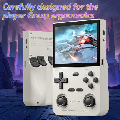 GAMINJA K36 Handheld Game Console 3.5Inch IPS 640x480 Screen Built in 64GB Simulator Games Portable Handheld Game Console