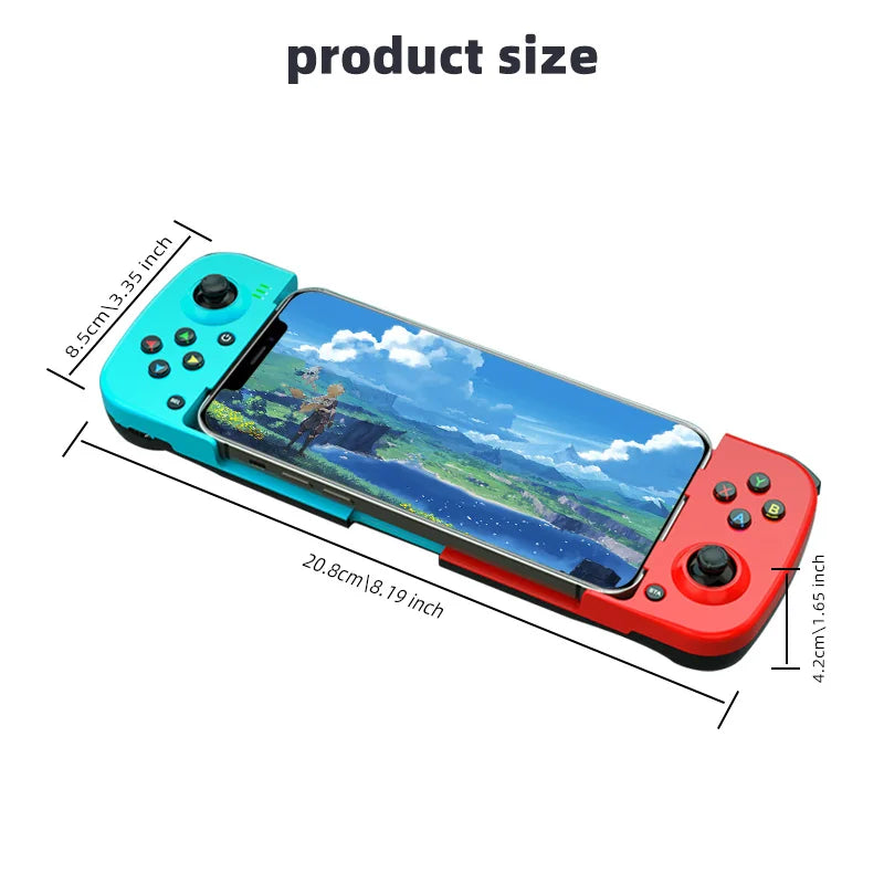 Wireless Gamepad Controller for iOS/Android - Gaming Controllers with 6 Buttons Joystick for Mobile Phone Games Deals 4 U   Deals 4 U