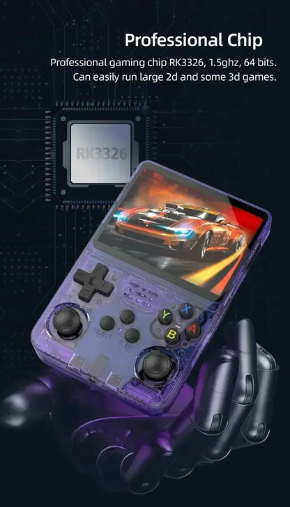 R36S Retro Handheld Game Console 3 5 Inch IPS Screen 64GB 128GB 256GB Portable Gaming Device with Built in Games