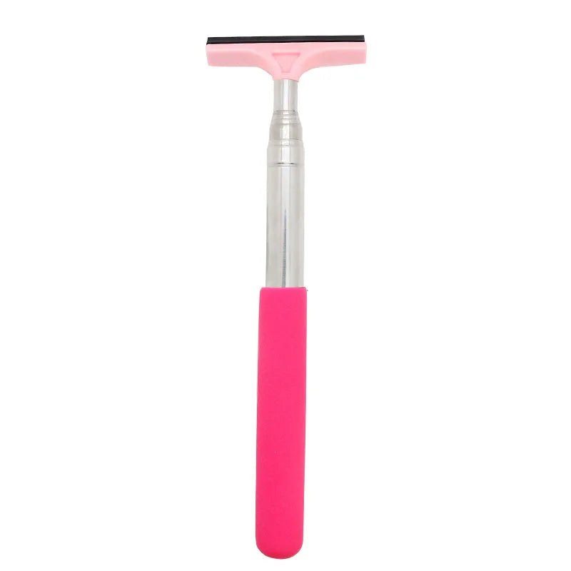 Car Rearview Mirror Wiper Cleaning Tool Auto Glass Mist Cleaner Scraper Car Accessories Handle Telescopic Window Cleaning Brush Deals 4 U   Deals 4 U