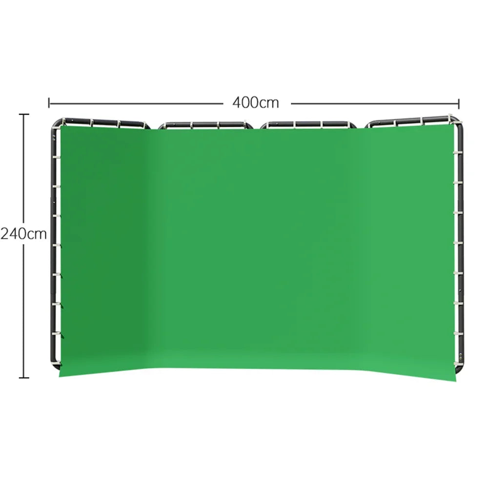 SH 2.4x4M Background Stand Frame With Photography Green Screen Backdrops  Photography Background Support Studio Light Tripod Deals 4 U   Deals 4 U