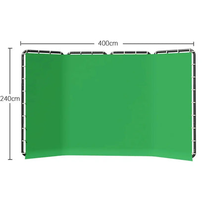 SH 2.4x4M Background Stand Frame With Photography Green Screen Backdrops  Photography Background Support Studio Light Tripod Deals 4 U  Streaming Equipment Deals 4 U