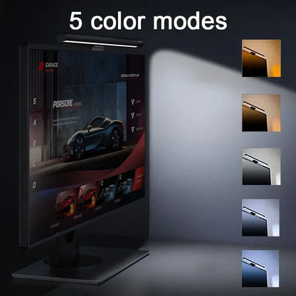 LED Desk Lamp Monitor Screen Light Bar RGB Computer Atmosphere Double sided Lights  For Work Study Read Gaming Dimming Lighting