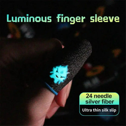 Breathable Touch Screen Finger Sleeves 1Pair | Anti-Sweat Mobile Gaming Thumb Gloves for PUBG Free Fire COD Deals 4 U  Mobile Gaming Deals 4 U