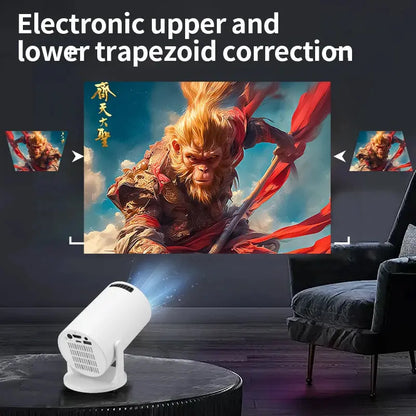 2026 New HY300 Projector with WiFi6 & BT5.0, Portable Beamer 1080P/4K Support Auto Keystone Smart Proyector Deals 4 U  Gaming Accessories Deals 4 U
