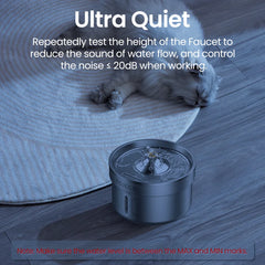 ROJECO Stainless Steel Pet Drinking Fountain Automatic Cat Water Fountain Smart Pet Water Dispenser for Dog Cat Drinking Supply Deals 4 U   Deals 4 U