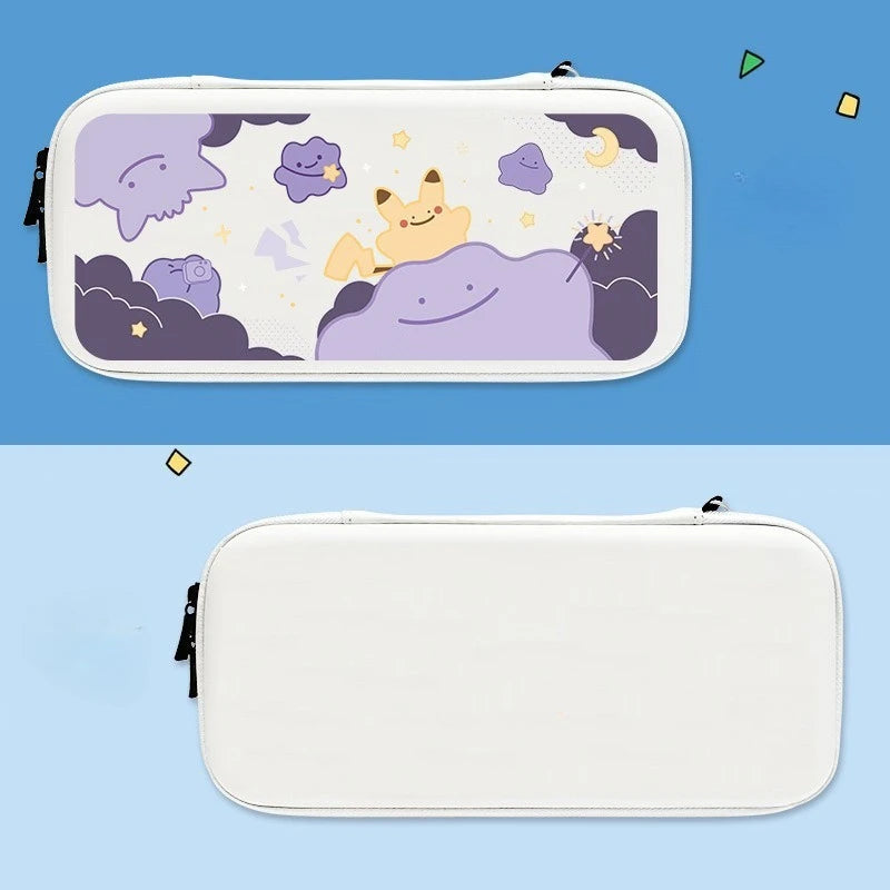 Cartoon Switch 2 Protective Case for Nintendo Switch 2 Glitter Purple Customize Joy-Con Console Case Can be inserted Dock Cover