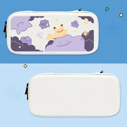 Cartoon Switch 2 Protective Case for Nintendo Switch 2 Glitter Purple Customize Joy-Con Console Case Can be inserted Dock Cover