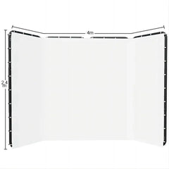 SH 2.4x4M Background Stand Frame With Photography Green Screen Backdrops  Photography Background Support Studio Light Tripod Deals 4 U   Deals 4 U