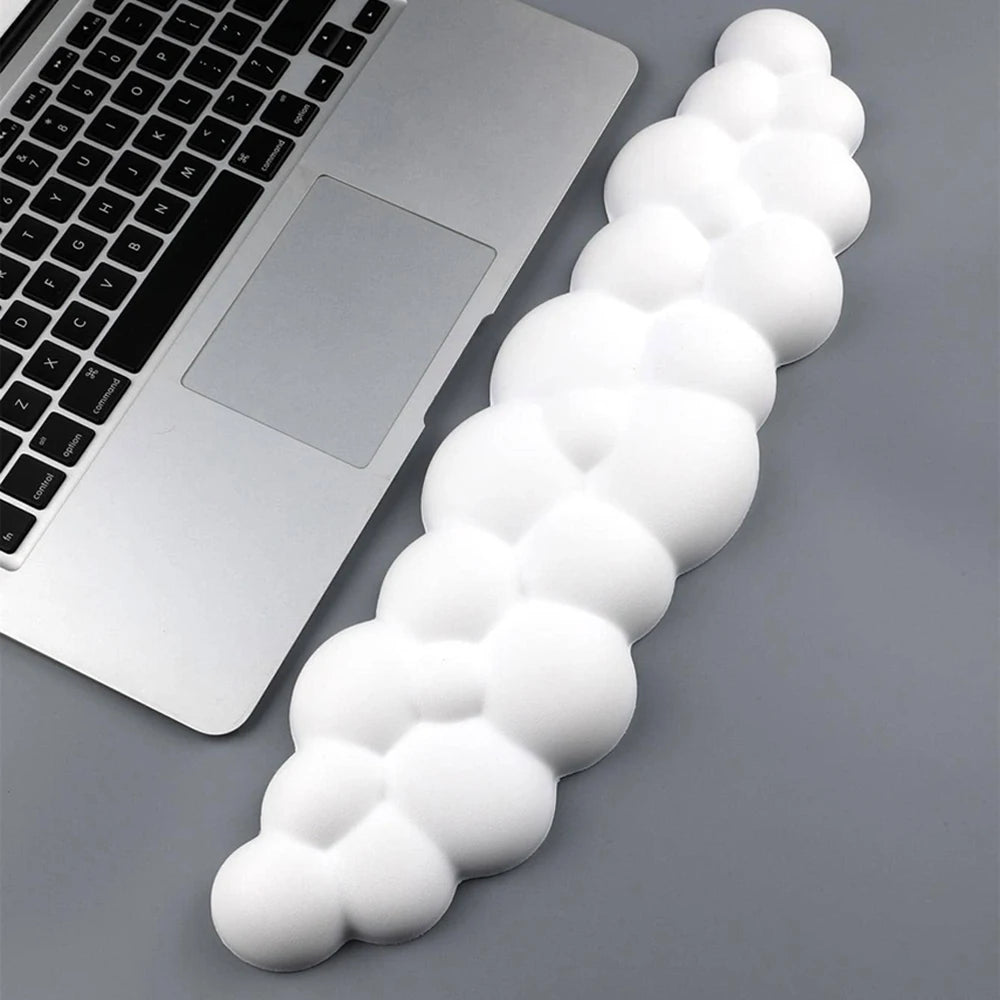 Mouse Pad with Wrist Rest Keyboard Cloud Anti-Slip Desktop Office Gamer Mouse Wrist Rest Ergonomic Keyboard Mouse Pad Wrist Rest