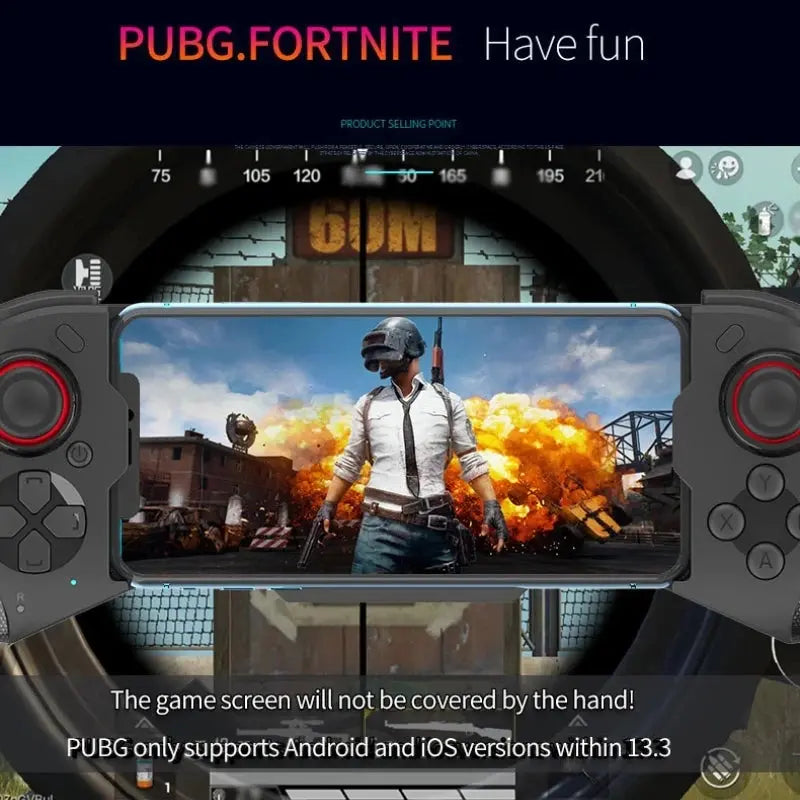 Gamepad For iPhone Android Cell Phone Control Bluetooth Controller Trigger Pubg Mobile Joystick Gaming Smartphone Mando Game Pad Deals 4 U  Mobile Gaming Deals 4 U
