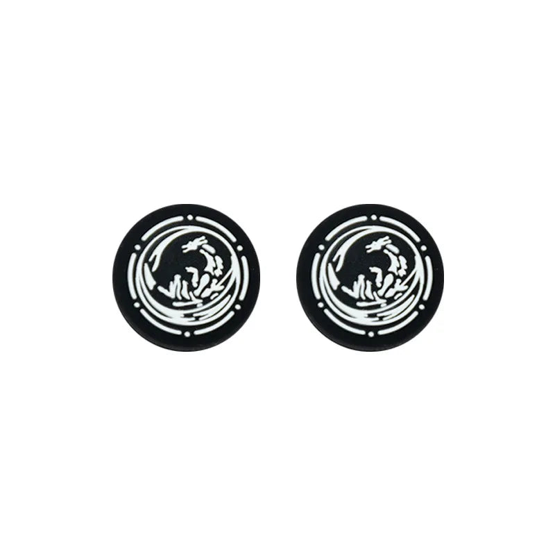 2pcs Silicone Thumb Grip Cap For PS4 PS5 Playstation 5 Xbox Series XS Game Joystick Controller Accessories Thumbstick Grip Caps Deals 4 U   Deals 4 U
