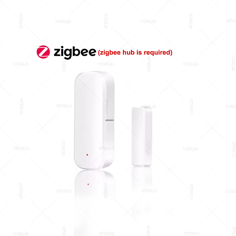 Zigbee Door Window Sensor Smart Home Security Alarm Wireless Magnetic Anti-theft Contact Detector App Remote Monitor Support Z2M Deals 4 U   Deals 4 U