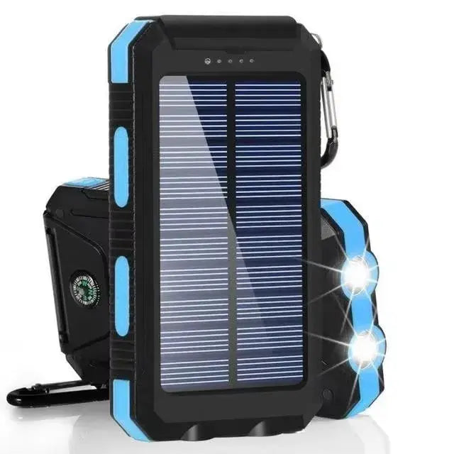Solar Power Bank 80000mAh Portable Charging Poverbank External Battery Charger Strong Light LDE Light for All Smartphones Deals 4 U  Mobile Gaming Deals 4 U