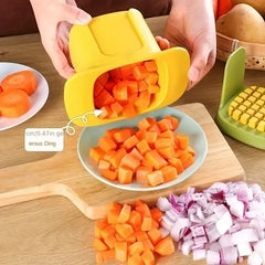 Multifunctional Cucumber Potato Slicer Household Hand Pressure Onion Dicer Kitchen Tools Vegetable Chopper French Fries Cutter Deals 4 U   Deals 4 U