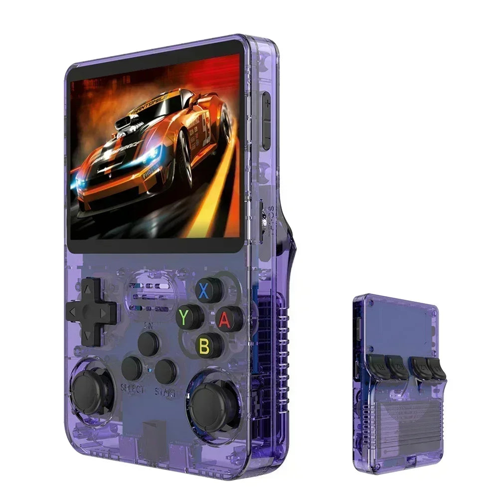 R36S Retro Handheld Game Console 3 5 Inch IPS Screen 64GB 128GB 256GB Portable Gaming Device with Built in Games