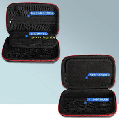 2025 NEW Hard Protective Shell Carrying console storage bag Case for Nintendo NEW 3DS XL, NEW 3DS LL, 3DS XL, 3DS LL,2DS XL Deals 4 U  Console Accessories Deals 4 U