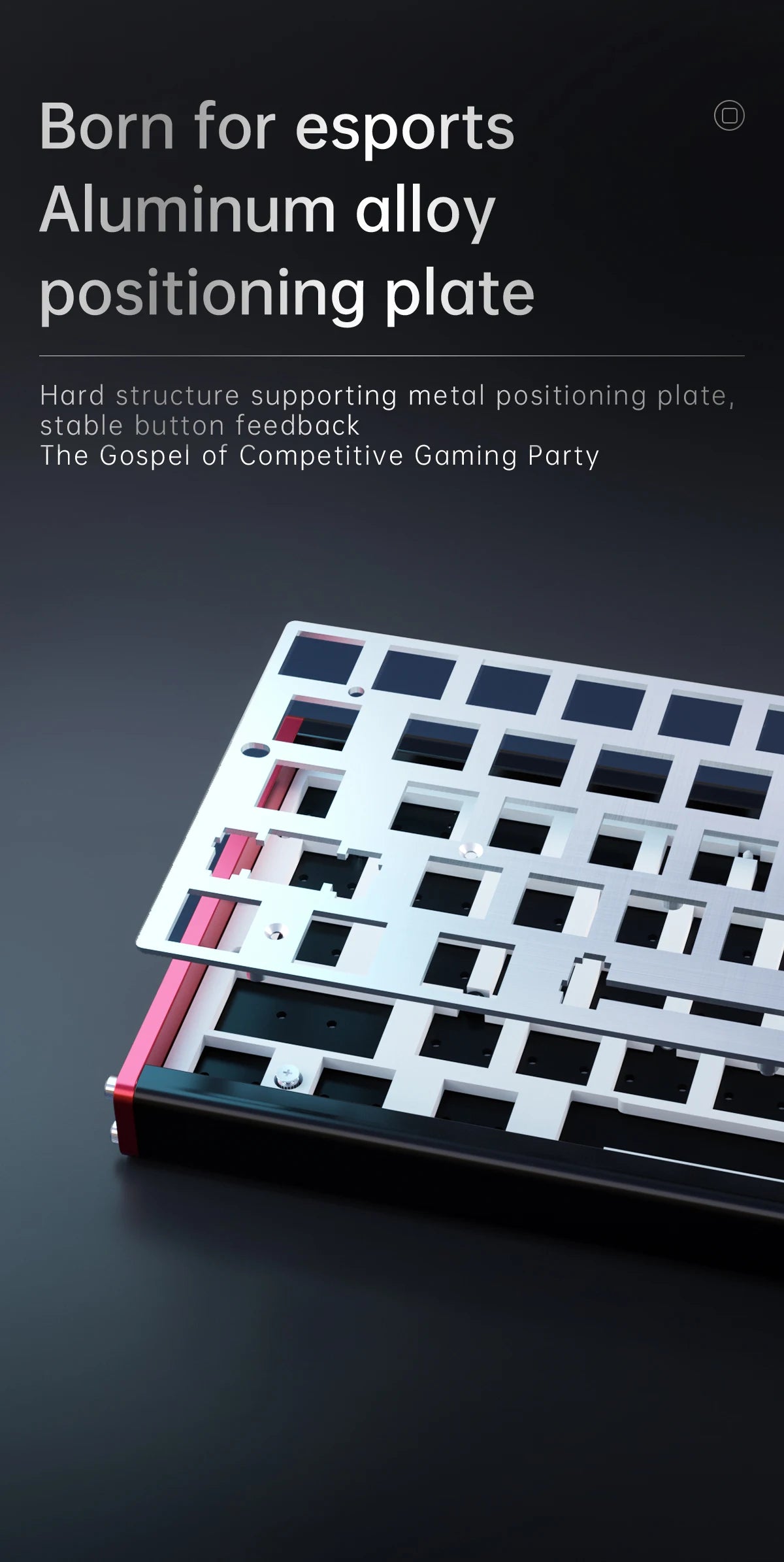 AJAZZ ALUX68 Magnetic Shaft Aluminum Alloy Esports Magnetic switch keyboard RGB hot-swappable DIY wired macro mode Hall effect