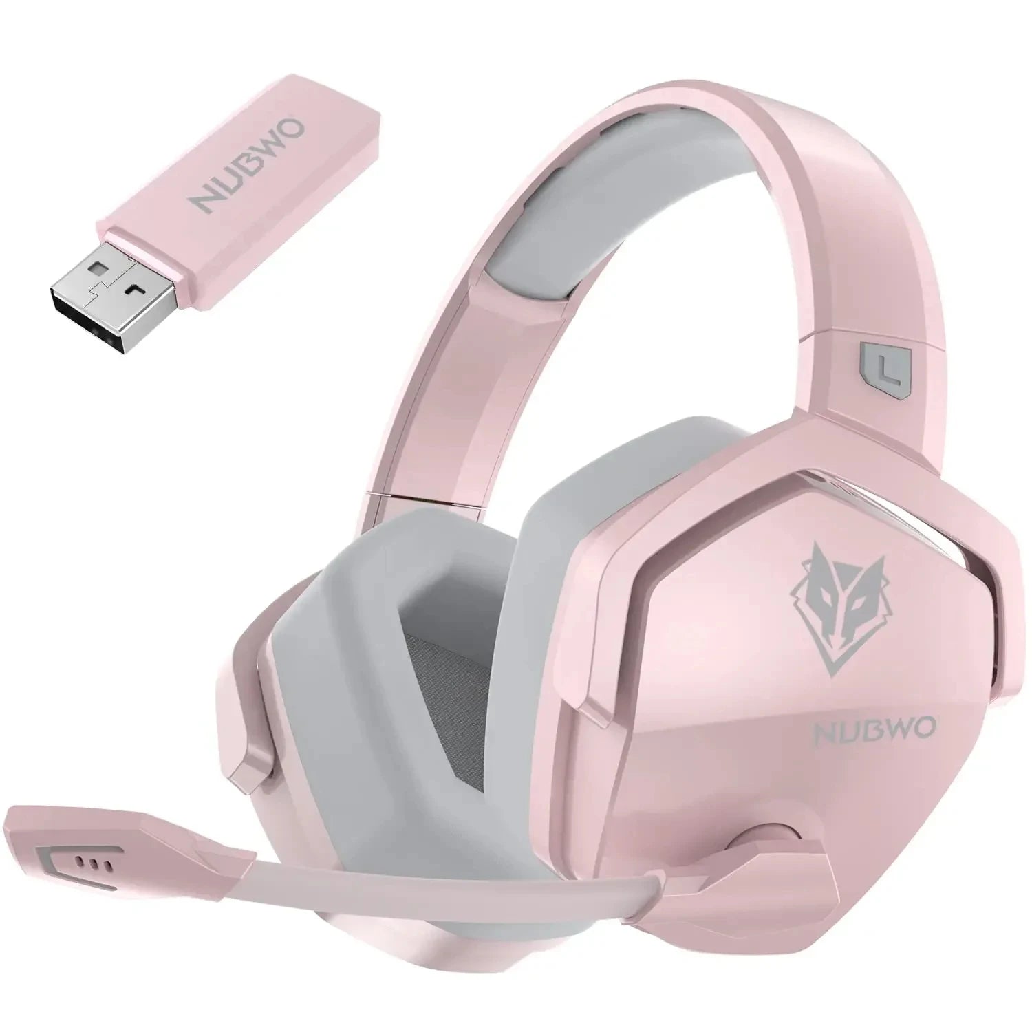 NUBWO G06 Dual Wireless Headsets Gamer with Microphone 2.4GHz Bluetooth 5.3 Gaming Headphones for PS5, PS4, PC, Mobile, Switch Deals 4 U   Deals 4 U