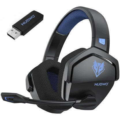 NUBWO G06 Dual Wireless Headsets Gamer with Microphone 2.4GHz Bluetooth 5.3 Gaming Headphones for PS5, PS4, PC, Mobile, Switch Deals 4 U  Gaming Accessories Deals 4 U