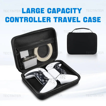Dual Carrying Case Bag For PS5/PS4/PS3/Xbox Series Controller Portable Travel Pouch Shockproof Storage Shell For PS5 Accessories Deals 4 U  Console Accessories Deals 4 U
