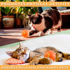 Smart Bouncing Electric Pet Ball, Automatic Random Motion Toy, Durable Chew-Resistant for Cats and Dogs Deals 4 U   Deals 4 U