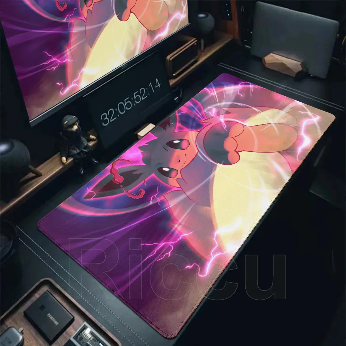 Japan Anime Gamer Mouse Pad E-eevee Cabinet Kawaii Tablepad XXL P-pokemon Keyboard Rug Laptop PC Gaming Rubber Extended DeskMats Deals 4 U  Gaming Accessories Deals 4 U