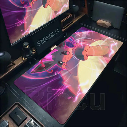 Japan Anime Gamer Mouse Pad E-eevee Cabinet Kawaii Tablepad XXL P-pokemon Keyboard Rug Laptop PC Gaming Rubber Extended DeskMats Deals 4 U  Gaming Accessories Deals 4 U