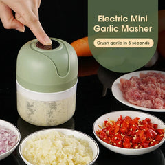 250ml Garlic Masher Crusher Electric Kitchen Food Chopper USB Portable Meat Grinder Vegetable Chopper for Kitchen Gadgets Deals 4 U  Smart Home Gadget Deals 4 U