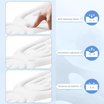 Angel Wings Shaped Keyboard Mouse Wrist Rest Memory Foam Anti-slip Silicone Ergonomic Wrist Guard Table Mat Mouse Pad For Laptop
