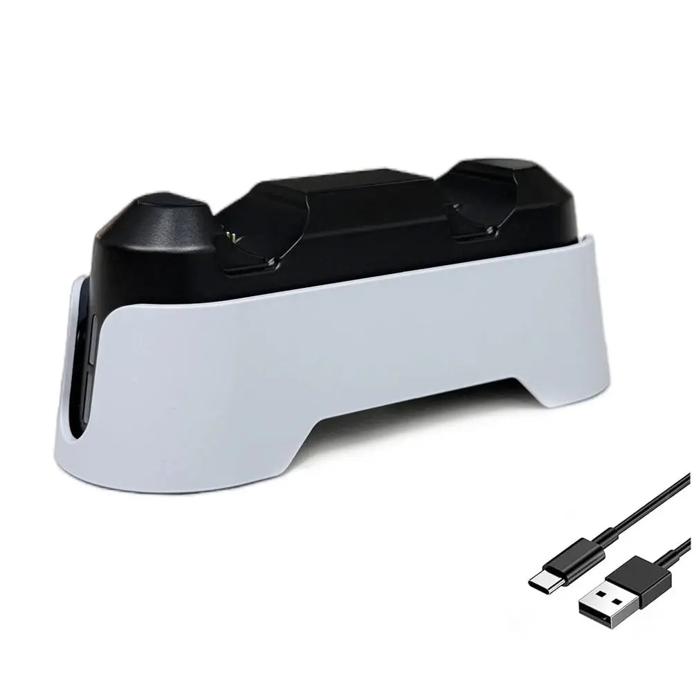 Controller Charger Station for PS5 Dualsense Controllers/Edge Controller Fast Dual Controller Stand Charger For PS5 Controller Deals 4 U  Console Accessories Deals 4 U