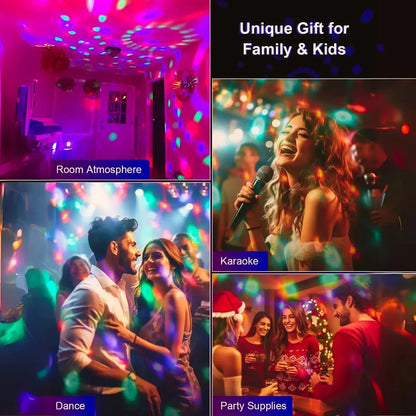 Strobe And Remote Control Disco Ball Ambiance Lights. Holiday Family Gatherings, Birthdays, Weddings, Bars, Clubs Deals 4 U  RGB Hexagon Wall Lights Deals 4 U