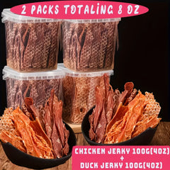Dog Treats Assorted Pack – High-Protein Dried Chicken & Duck, Freeze-Dried Egg Yolk, Natural & Healthy Training Treats Specifically Designed for Puppies and Dogs, Grain-Free, Soft Chew Rewards, Suitable for Small, Medium, a Deals 4 U   Deals 4 U