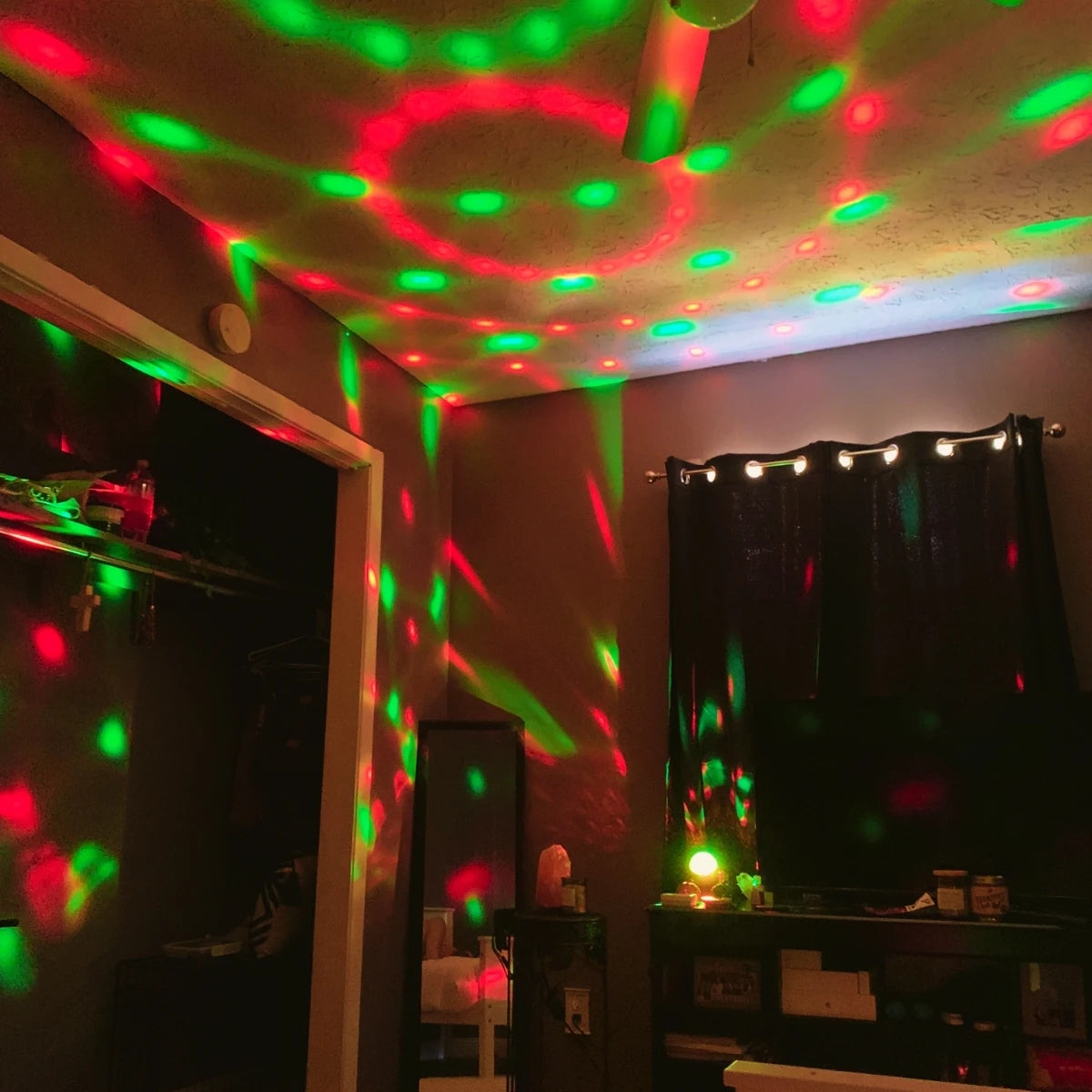 Strobe And Remote Control Disco Ball Ambiance Lights. Holiday Family Gatherings, Birthdays, Weddings, Bars, Clubs Deals 4 U   Deals 4 U