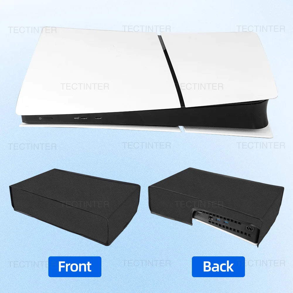 Horizontal Dust Cover for PS5 /Slim /Pro Console Anti-Scratch Protector Vertical Dustproof Case Sleeve for PS5 Accessories