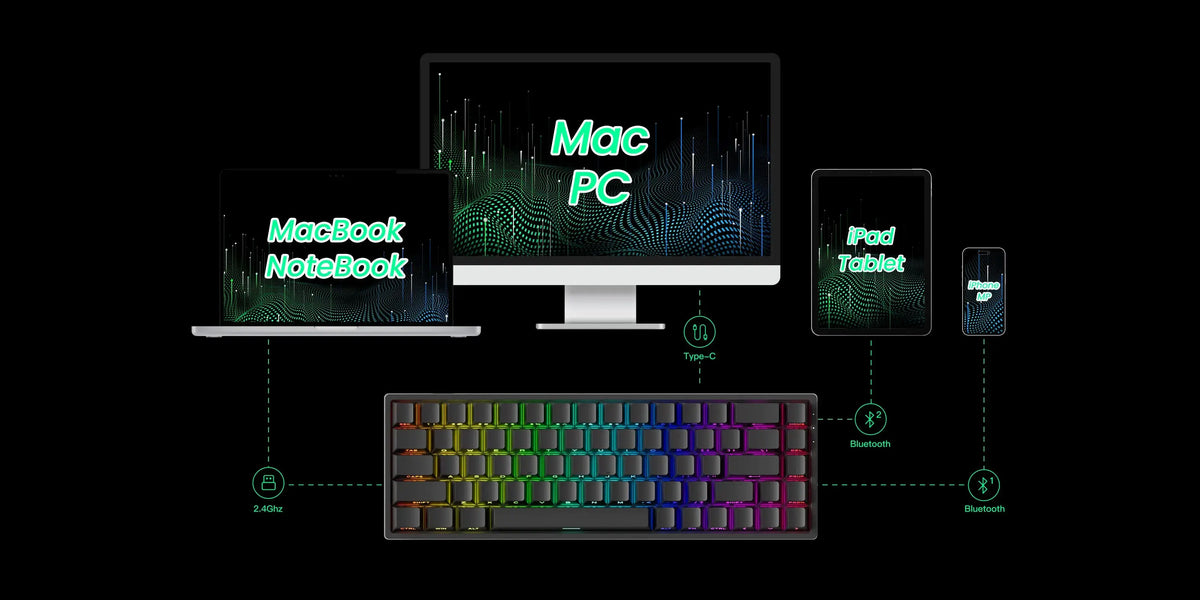 Akko MonsGeek FUN68 FUN60 PRO&MAX  HE Magnetic Keyboard 60% 65% Gaming Keyboards Rapid Trigger 8K Custom Keyboard Gamer Esports Deals 4 U  Gaming Accessories Deals 4 U
