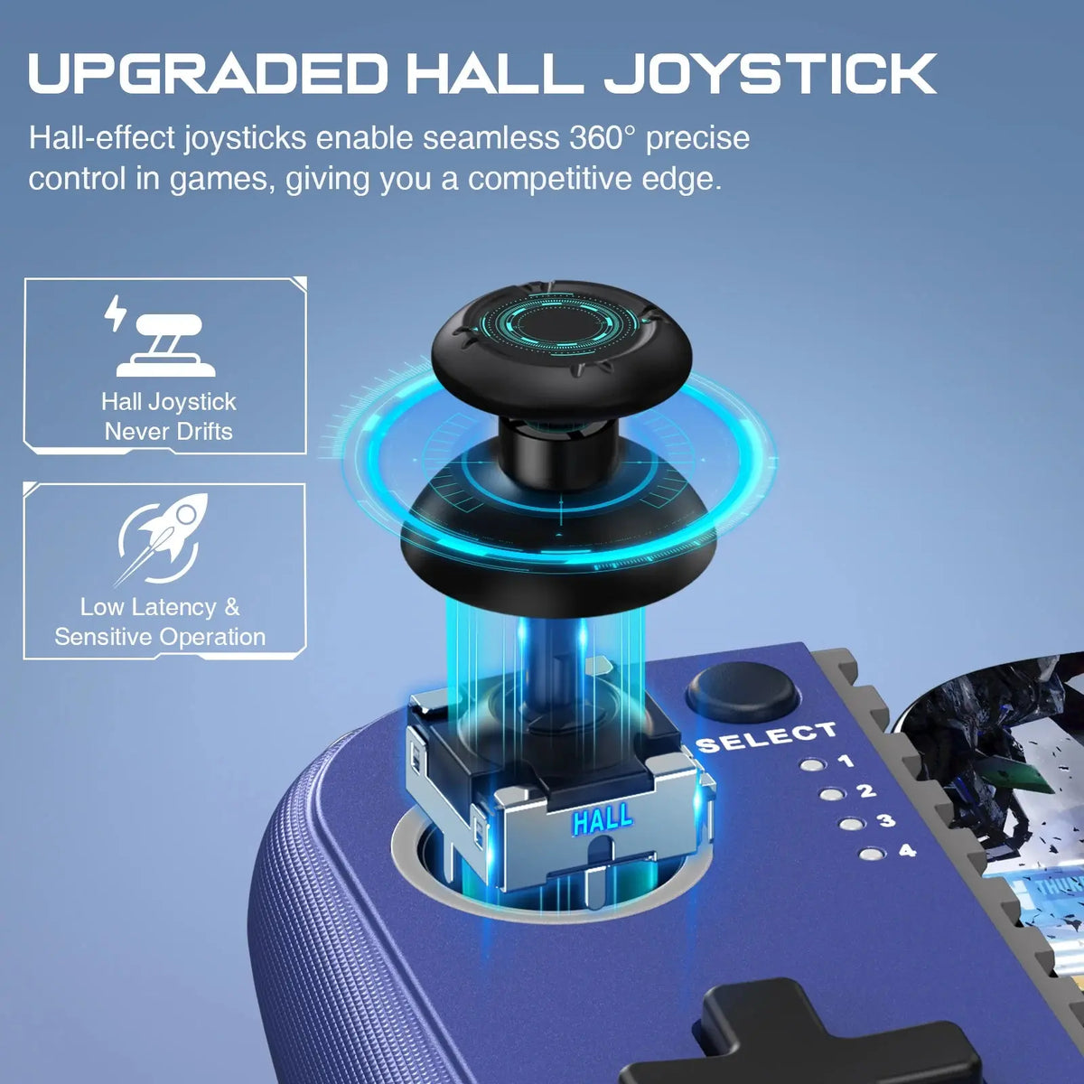 BEBONCOOL MC102 Telescopic Mobile Phone Gamepad For Apple IOS Android COD Wireless Bluetooth Phone Game Controller Joystick Deals 4 U  Mobile Gaming Deals 4 U