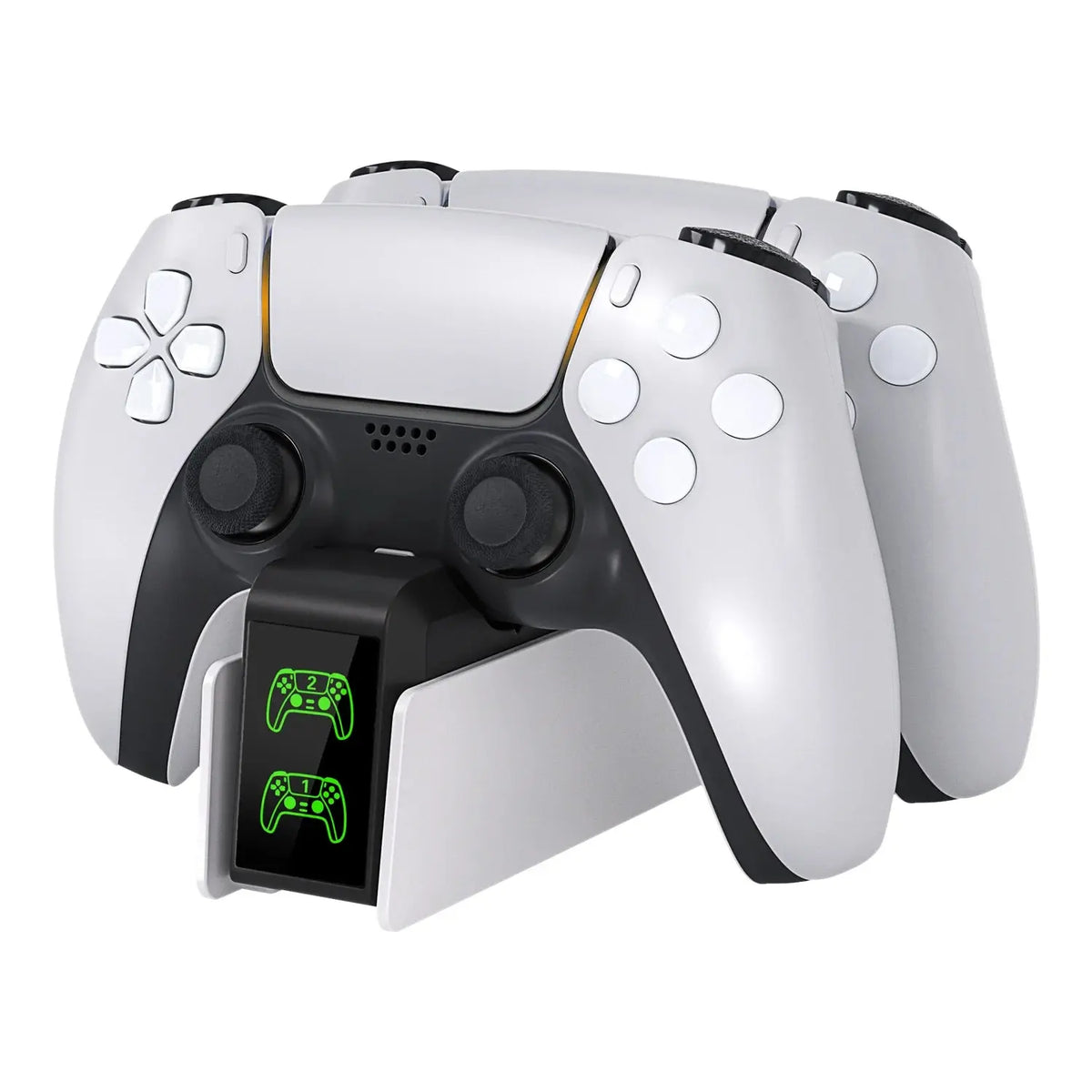 For PS5 Controller Charger DualSense Charging Station Dual Charging Dock Charger Stand for PlayStation5 Wireless Game Controller Deals 4 U  Console Accessories Deals 4 U