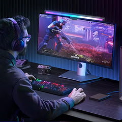 LED Desk Lamp Monitor Light Bar Eye-Care Stepless Table Lamp Dimming Lighting Computer Monitor Screen Light Bar for Work Gaming Deals 4 U   Deals 4 U