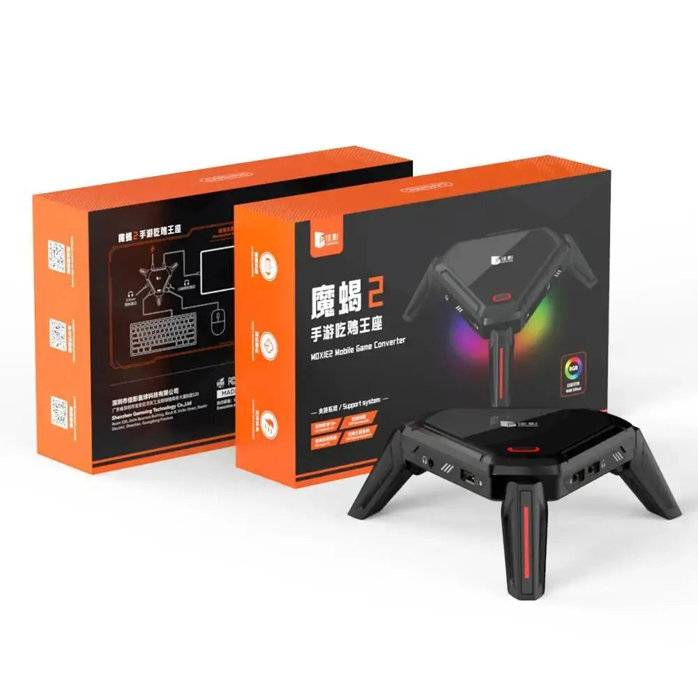 Hot GAMWING jiaying Scorpion 2Pro moxie 2 Pro Keyboard Mouse Converter 100mbps For Android 10+ For PUBG Deals 4 U  Gaming Accessories Deals 4 U