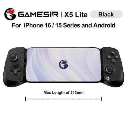 GameSir X5 Lite Mobile Gaming Controller Phone Gamepads for iPhone 17 16 15 Series IOS iPad Mini Y700 Android Tablet Controle