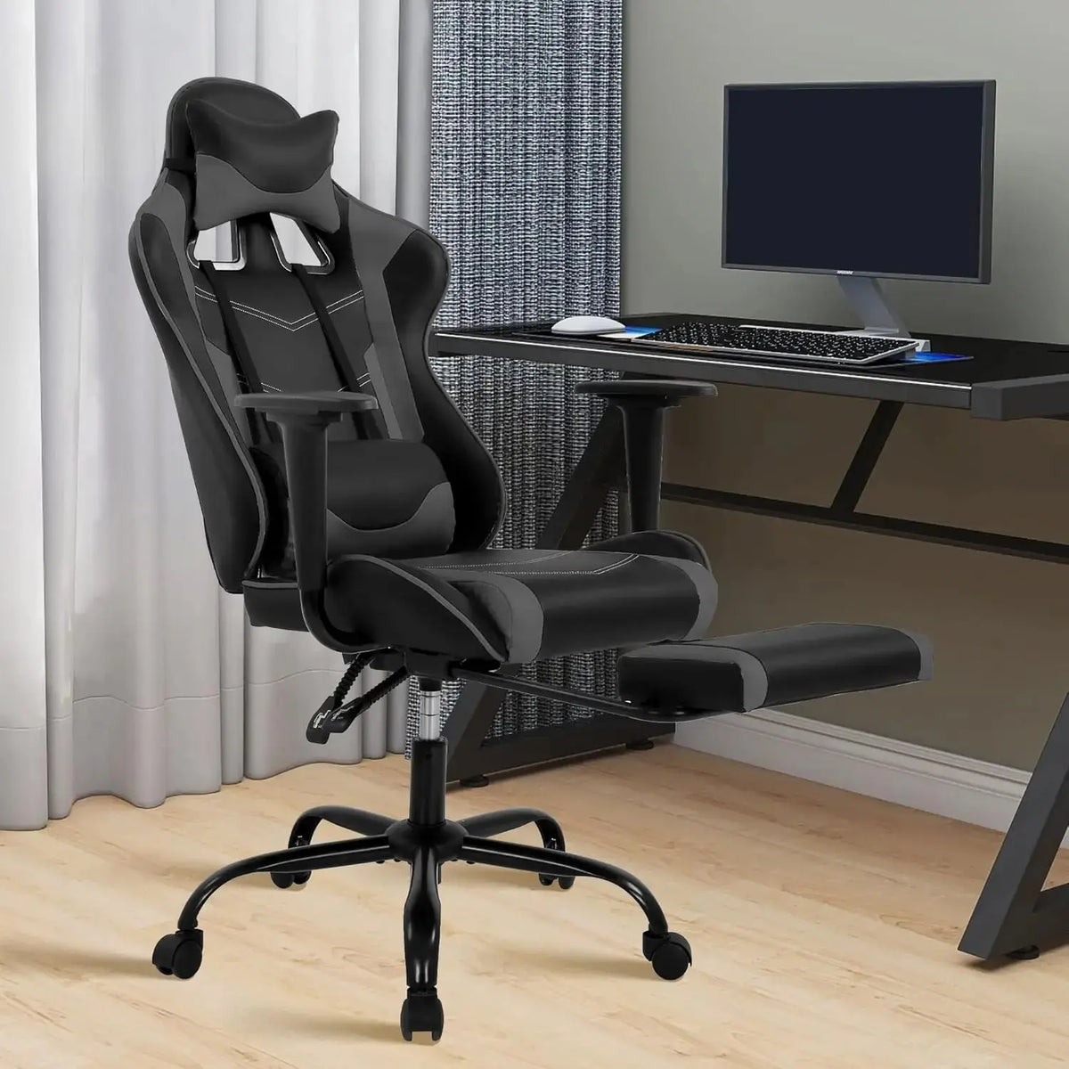 Ergonomic High-Back Gaming Chair PU Leather 250lbs Home Office, Customized Deals 4 U  Gaming Accessories Deals 4 U