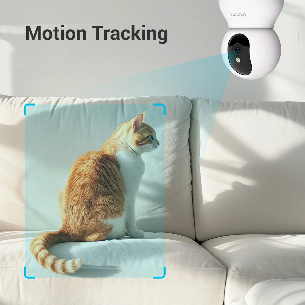 blurams Pet Camera 2K, 360° Indoor Security Camera, Dog Camera with Phone App, PTZ Cameras for Home Security Indoor, 2-Way Audio Deals 4 U   Deals 4 U