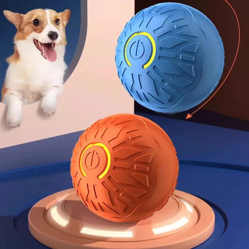 Smart Dog Toy Ball Automatic Interactive Pet Electronic Rolling USB Rechargeable Moving Bouncing for Puppy to Large dog Chew Toy Deals 4 U   Deals 4 U