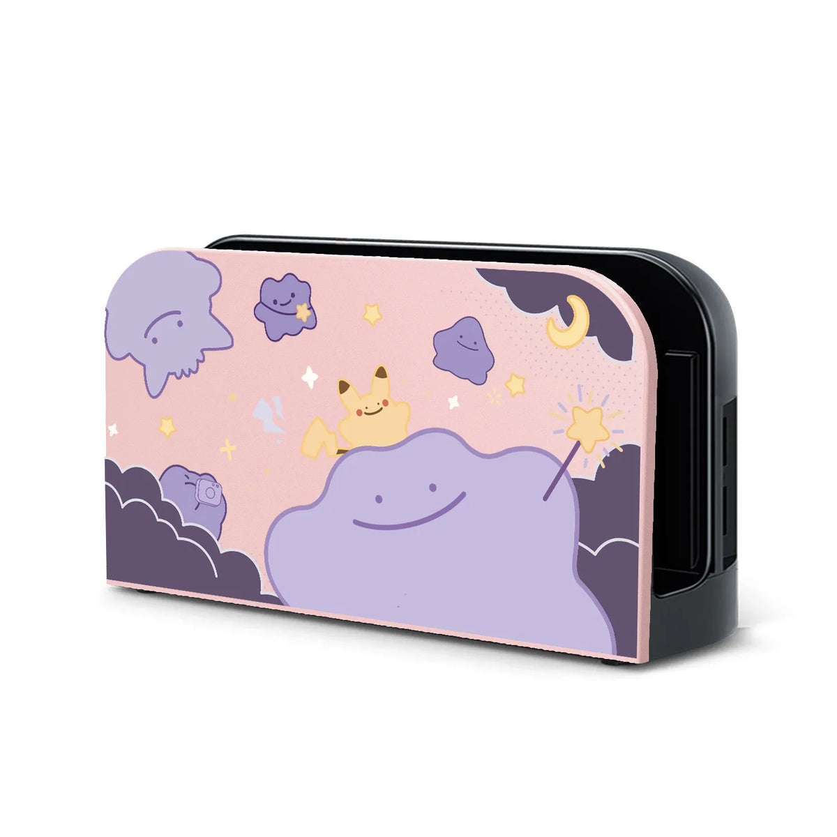 Cartoon Switch 2 Protective Case for Nintendo Switch 2 Glitter Purple Customize Joy-Con Console Case Can be inserted Dock Cover