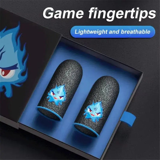 Breathable Touch Screen Finger Sleeves 1Pair | Anti-Sweat Mobile Gaming Thumb Gloves for PUBG Free Fire COD Deals 4 U  Mobile Gaming Deals 4 U