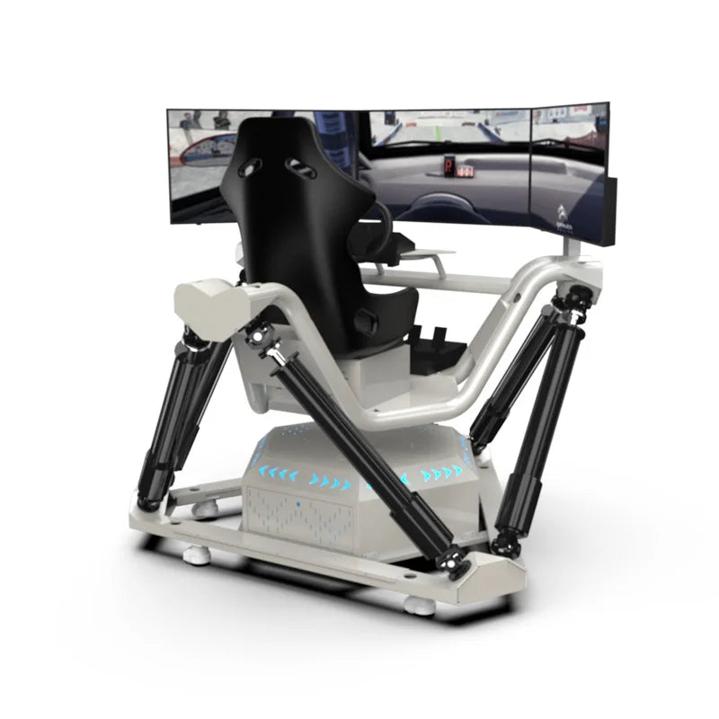 VR three-screen six-axis racing driving simulator G intelligent motion simulation equipment Deals 4 U   Deals 4 U